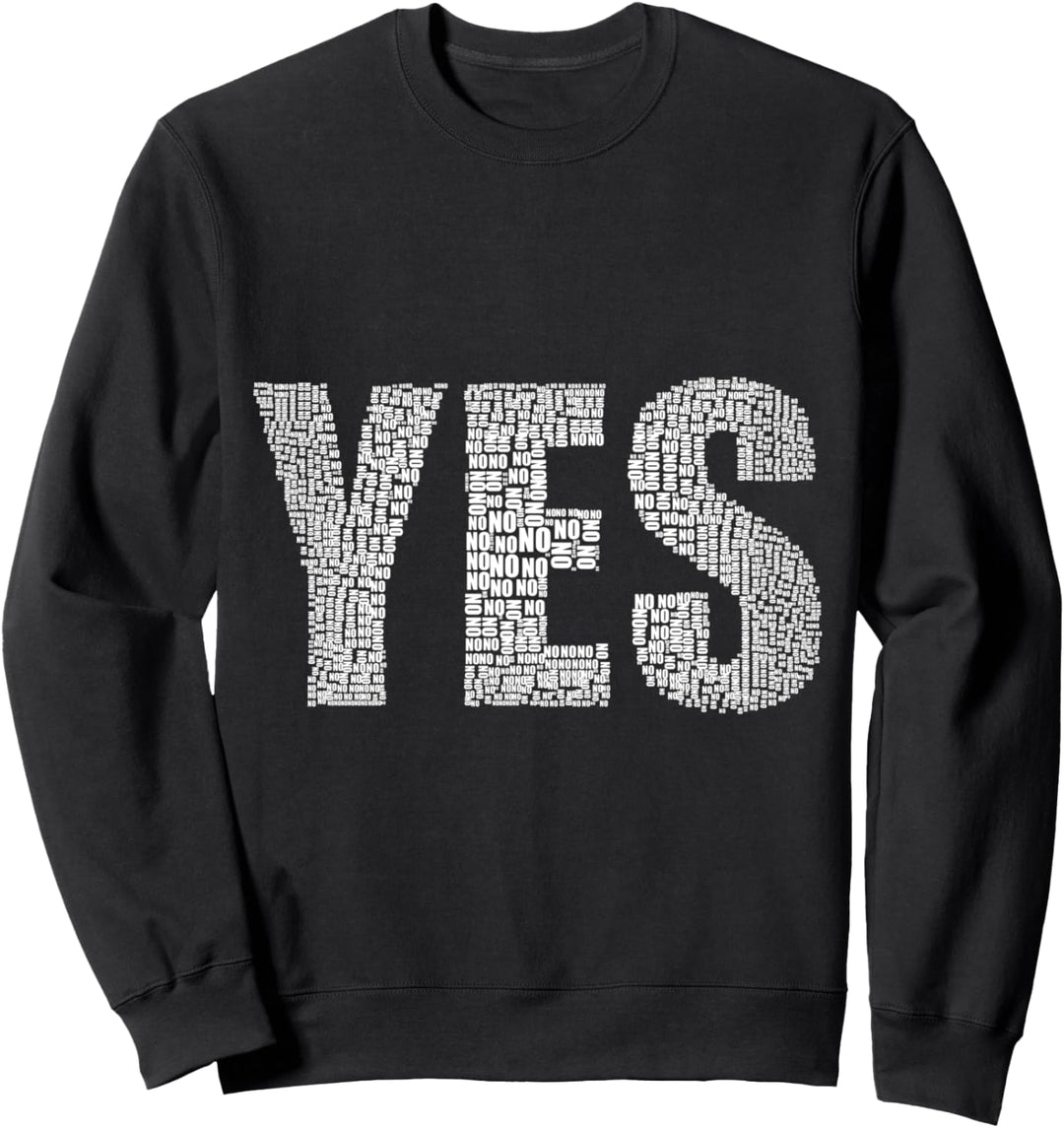 Yes No Logo - Classic Logo Sweatshirt