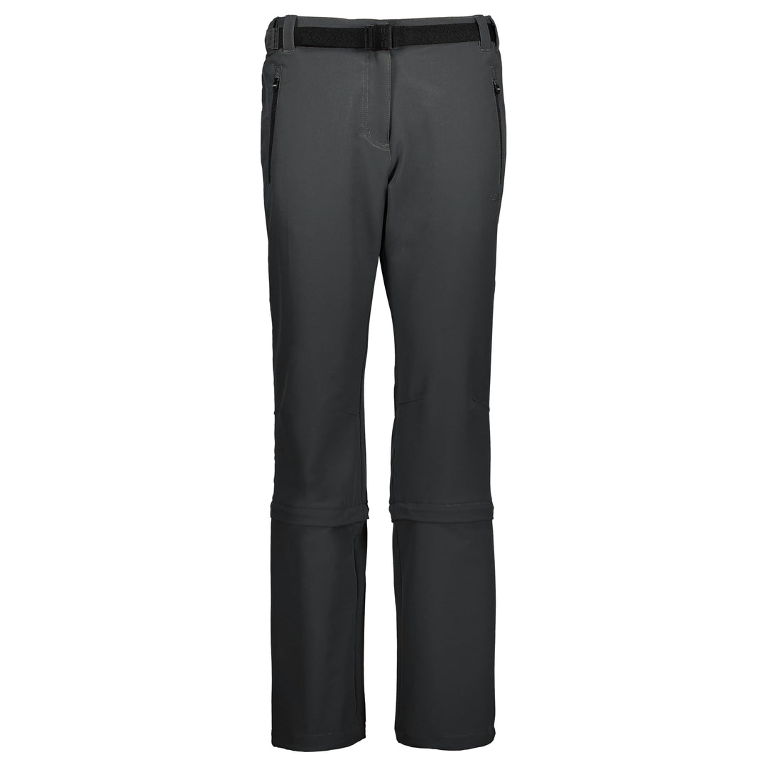 CMP Damen Cmp Damen Stretch Zip Off Trousers Hose Zipp Off Hose S Anthrazit, S Anthrazit