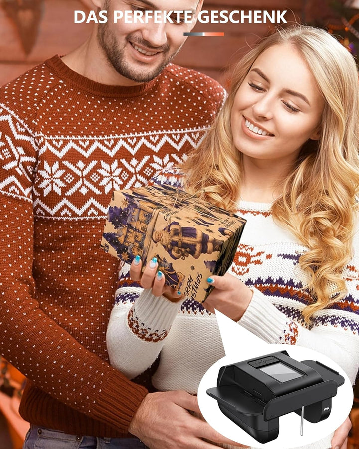 OBLITZON Automatischer Kartenmischer Elektrisch Kartenmischmaschine - 2000mAh USB-C Wiederaufladbar