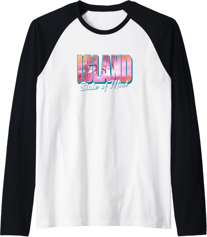 Island State Of Mind Premium Raglan