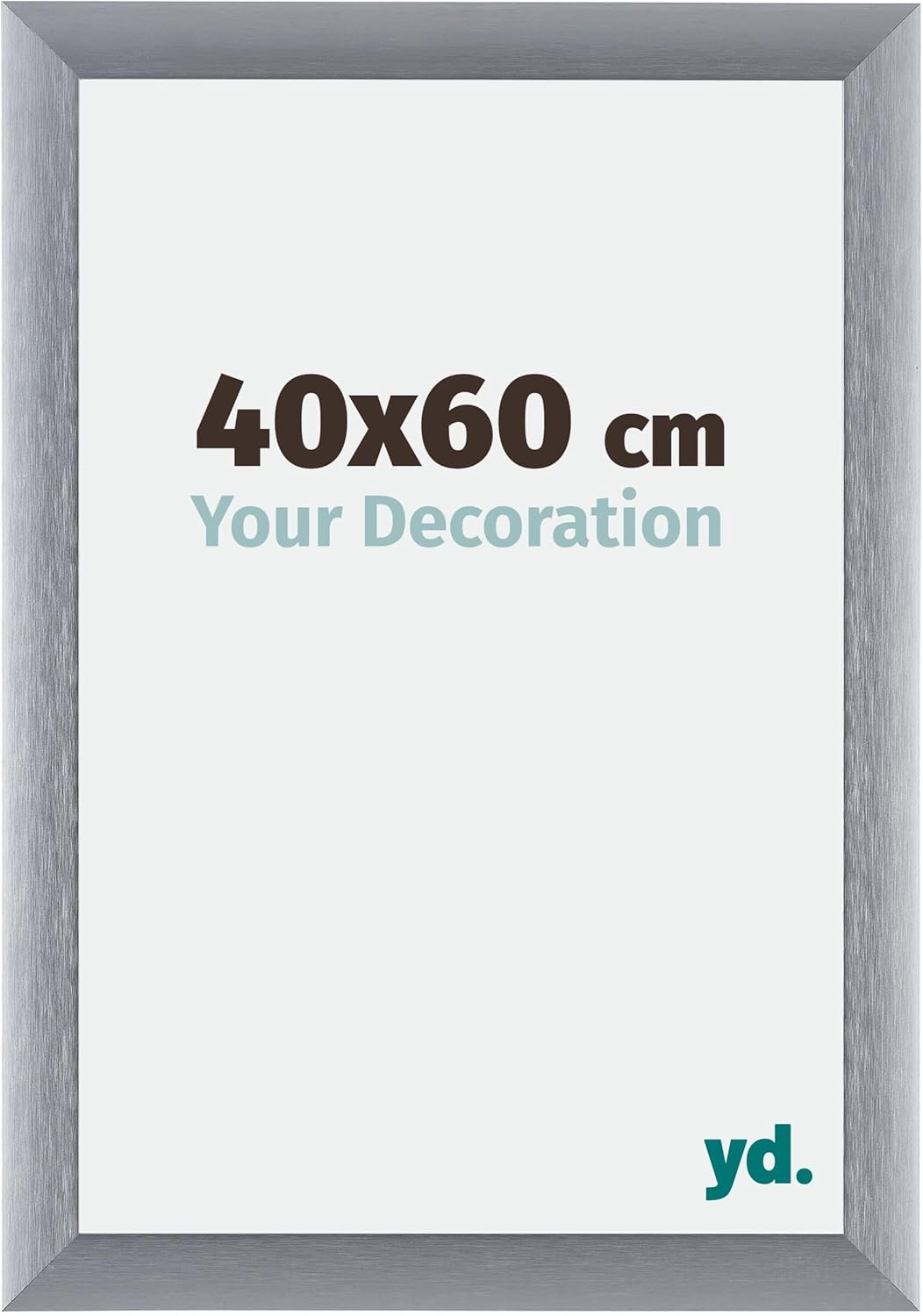 yd. Your Decoration - Bilderrahmen 40x60 cm - Bilderrahmen aus Aluminium mit Acrylglas - Antireflex