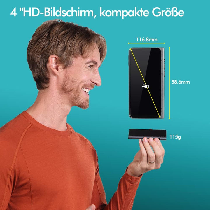 Timekettle Fluentalk T1 Übersetzungsgerät, Foto Übersetzer und Unterstützung für 40 Sprachen, Sprach