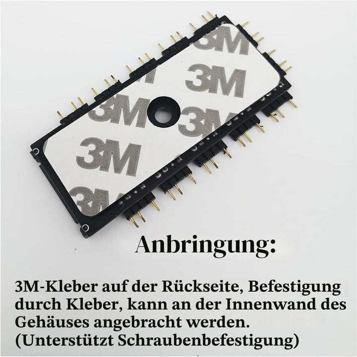 ARGB Controller, CTRICALVER 1 bis 11 Ports ARGB HUB, 5 V, 3 Pin RGB LED Splitter Hub mit SATA/IDE Po