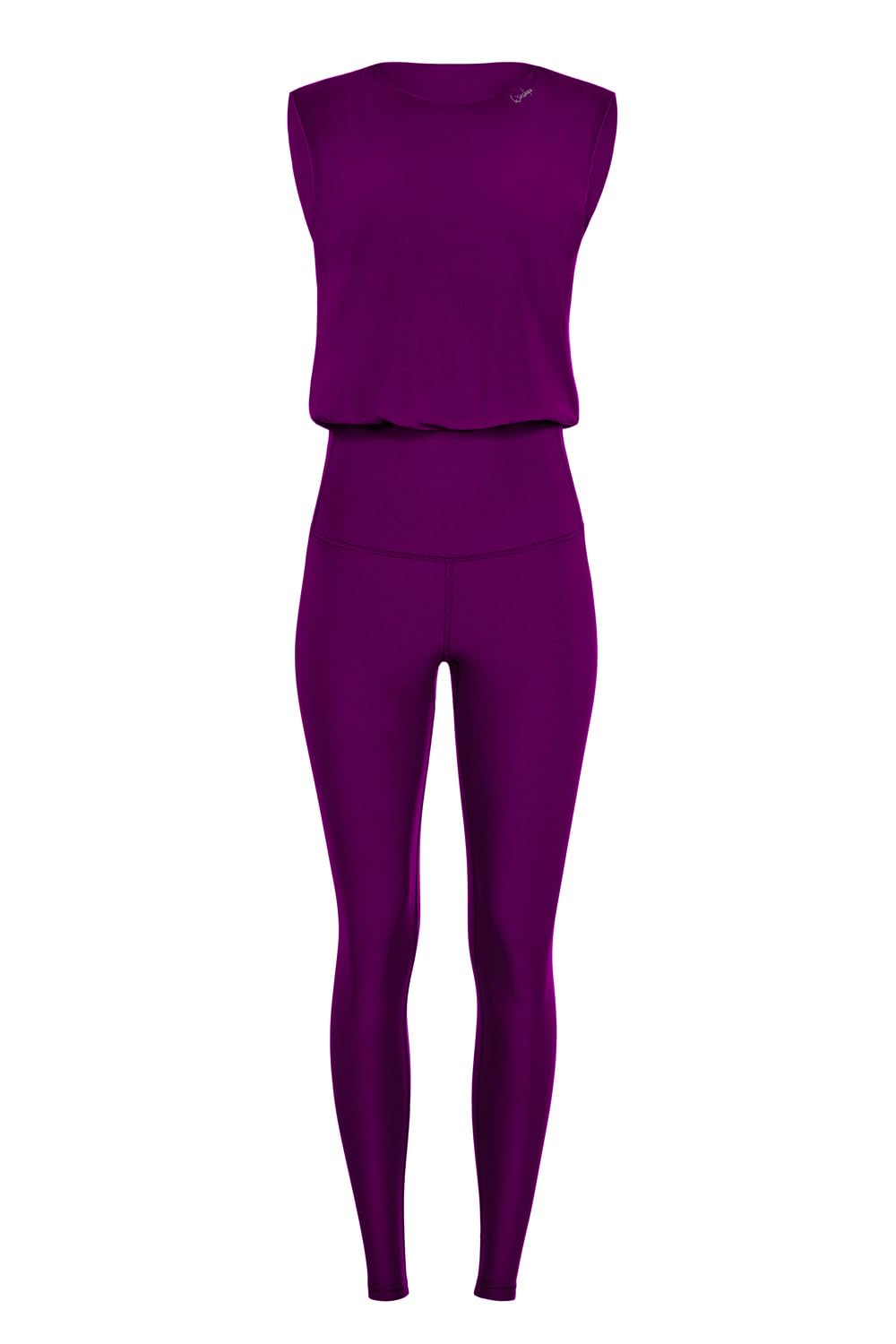 WINSHAPE Damen Damen Functional Comfort Jumpsuit Js102lsc Jumpsuit (1er Pack) S Dark-Plum, S Dark-Pl