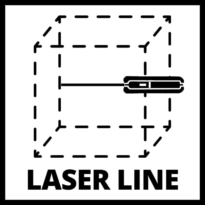 Einhell Lasernivelliergerät TC-LL 1 (horizontale, vertikale u. diagonale Linien, Punktlaser, integri