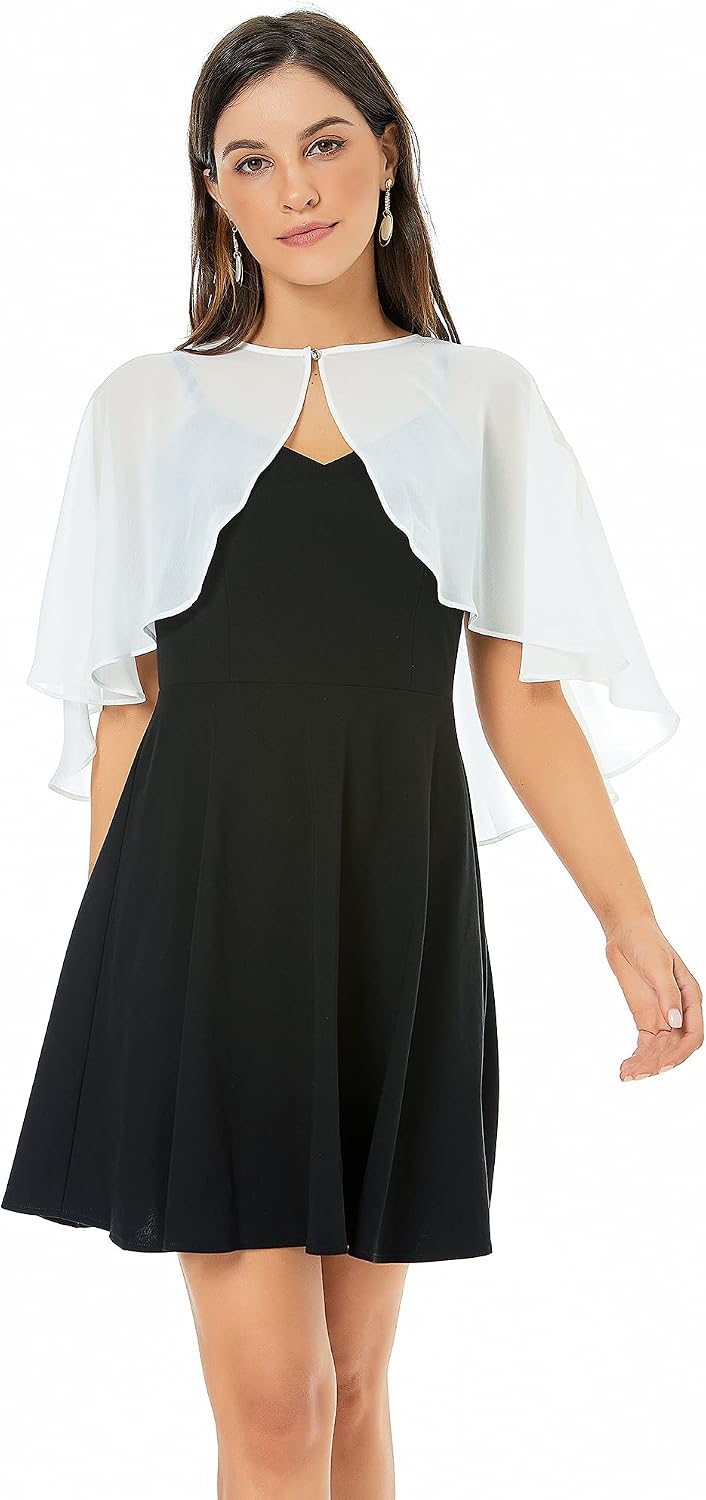 Damen No Classic Einheitsgrösse Chiffon, elfenbeinfarben, Einheitsgrösse Chiffon, elfenbeinfarben