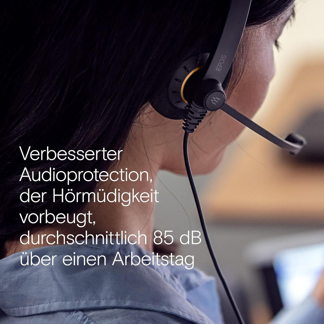 Sennheiser EPOS Impact SC 60 USB ML beidseitiges UC-Headset mit In-Line Call Control Zertifiziert fü