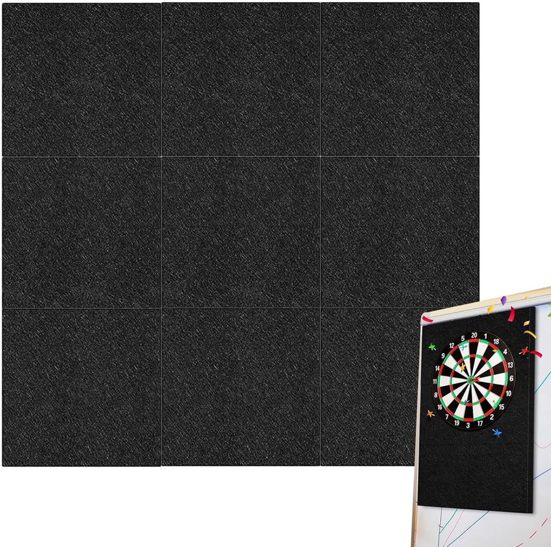 Zohuwerui Dartboard Wandschutz, Filz Dartscheiben Umrandung Wandschutz, Selbstklebend Dartboard Rück