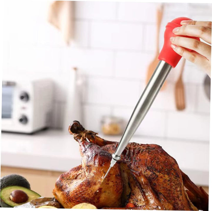 Garneck Bbq Bratspritze Edelstahl 304 Mit Lebensmittelechtem Silikon Grill Für Truthahn Und Fleisch