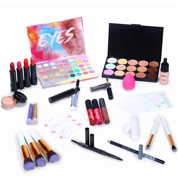 FantasyDay Multifunktions Exquisite Kosmetik Geschenkset Make-up Schmink Kit für Gesicht, Augen und
