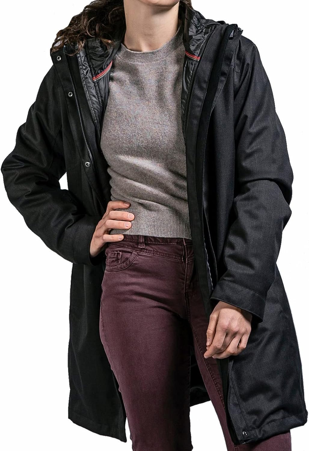 Tatonka Jonno Womens 3in1 Coat 46 Schwarz, 46 Schwarz