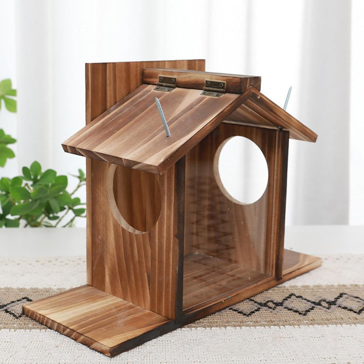 Eichhörnchen-Futterhaus, Eichhörnchen-Futterkasten | Futterhaus für Eichhörnchen aus,Grosse Futterbo