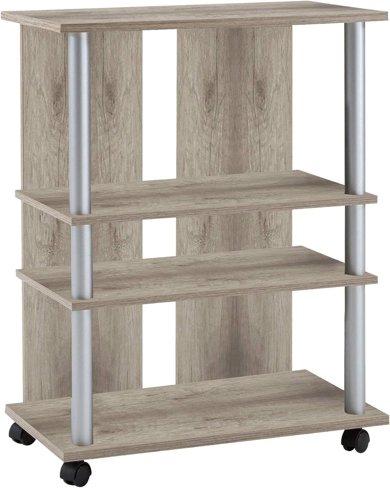 FMD Möbel 205-007 TV/Hifi-Regal Variant 7, 65 x 85 x 40 cm, eiche