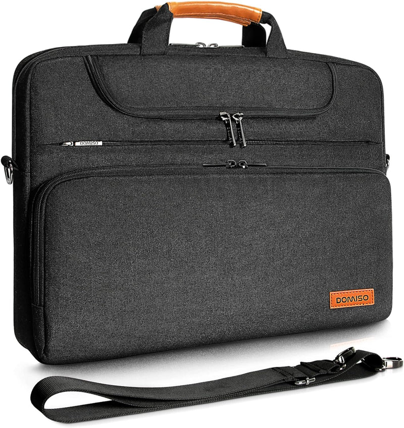 DOMISO 15-15,6 Zoll Wasserdicht Laptop Tasche Aktentasche Schultertasche Notebooktasche für 15.6" Le