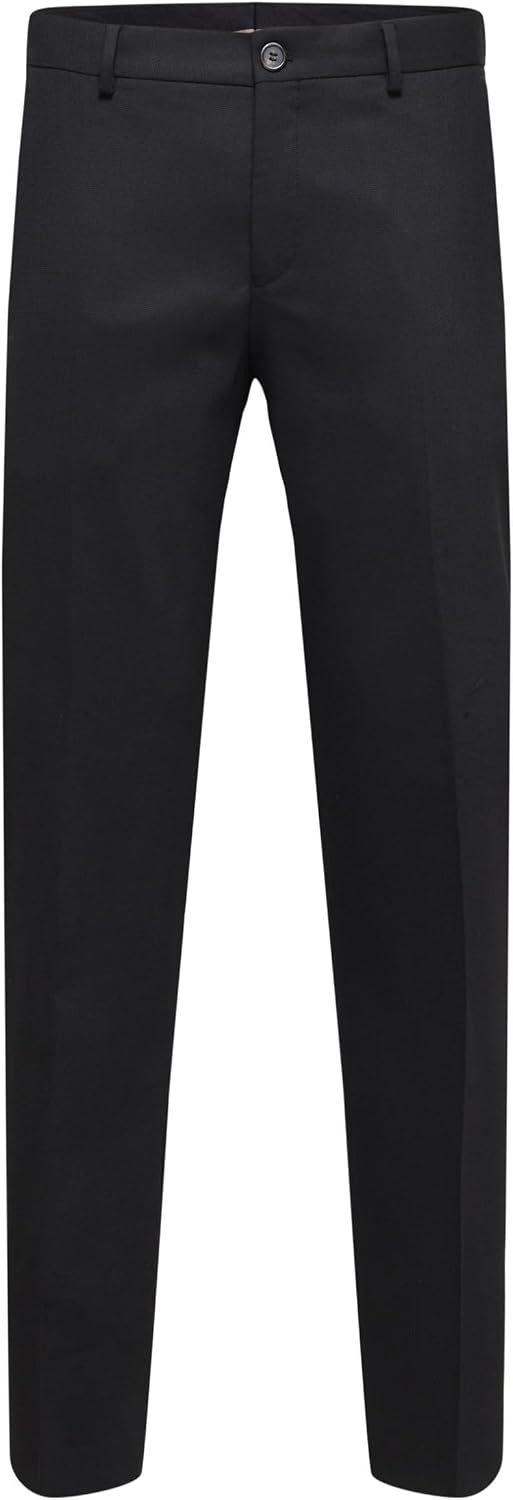 SELETED HOMME Herren Slhslim-Neil TRS B Noos Anzughose 42 Schwarz, 42 Schwarz