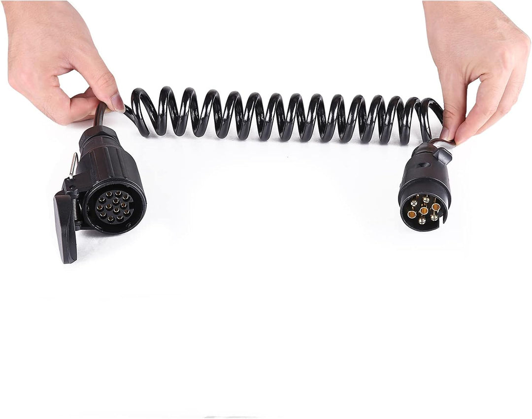 BEIJISTAR 1.5M Anhänger Verlängerungskabel 7-13 Polig, 12V Anhänger Verlängerungskabel mit Stecker 7