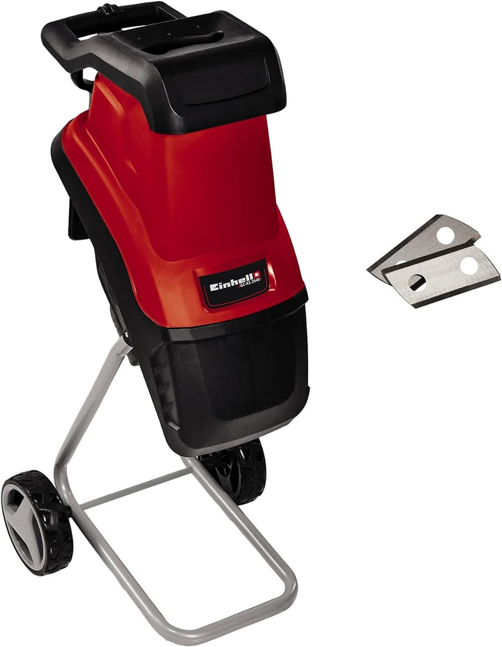 Einhell Elektro-Messerhäcksler GC-KS 2540 (2 Wendemesser aus Spezialstahl, grosse Trichteröffnung, M