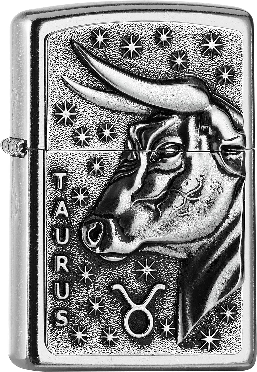 Zippo 2006501 PL 207 Taurus Tierkr. V19 Feuerzeug, Messing, Design, 5,83,81,2