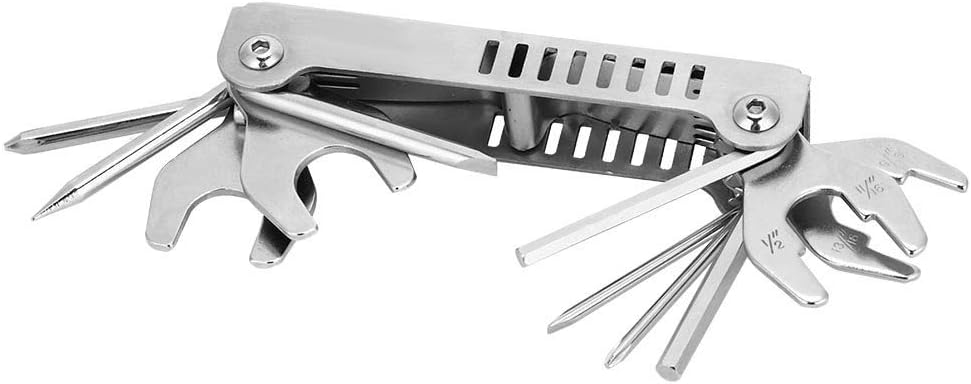 Fishlor Tauchwerkzeug, 8 in 1 Tauchwerkzeug Taucher-Pick-Ventil Tauchreparatur-Multitool-Set