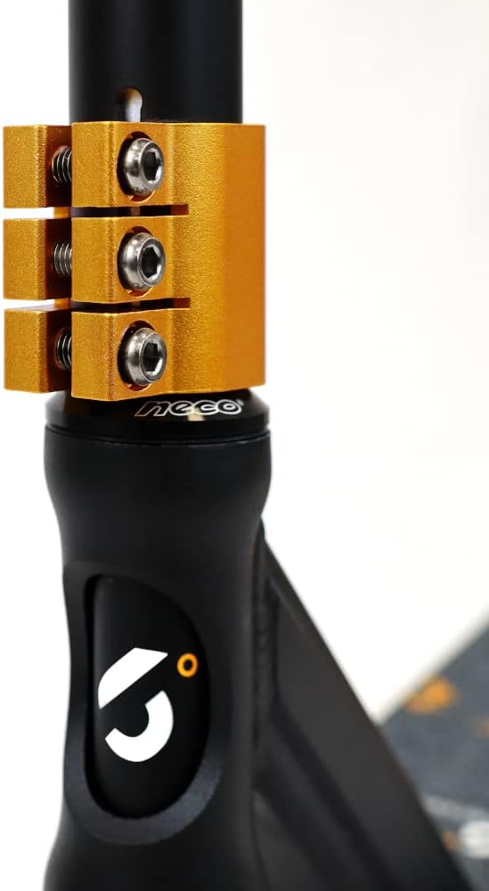 Six Degrees Aluminium Stuntscooter - Freestyle Kickroller, 100 mm High-Rebound-Rollen, ABEC 9, verst