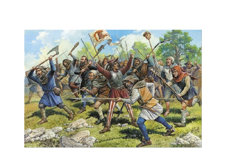 Zvezda Medieval Peasant Army 1/72