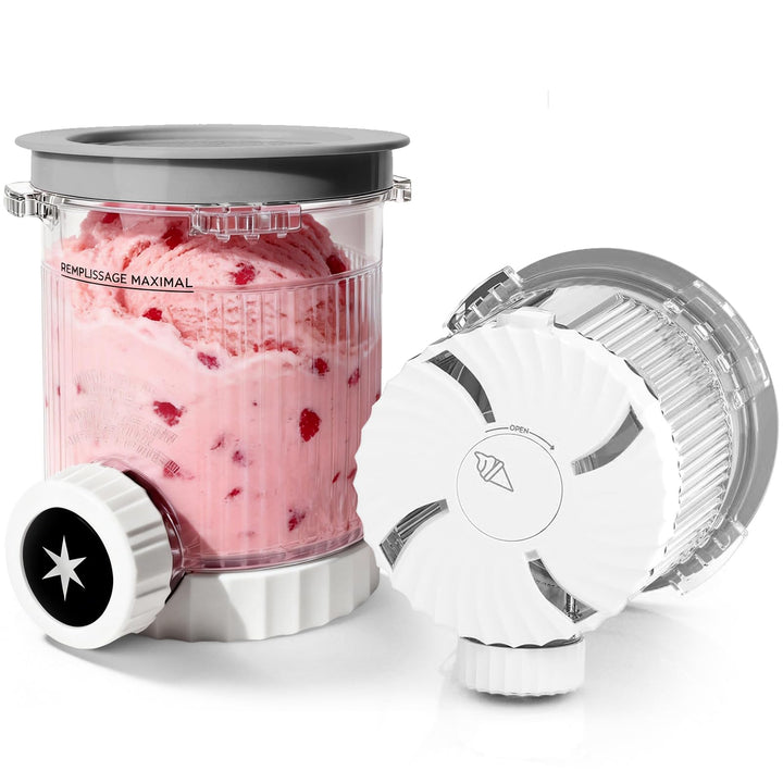 2er Pack Ninja Swirl Creami Eisbehälter | 480 ml Gefrierbehälter für NC700 & NC701EU Serie | Mit int