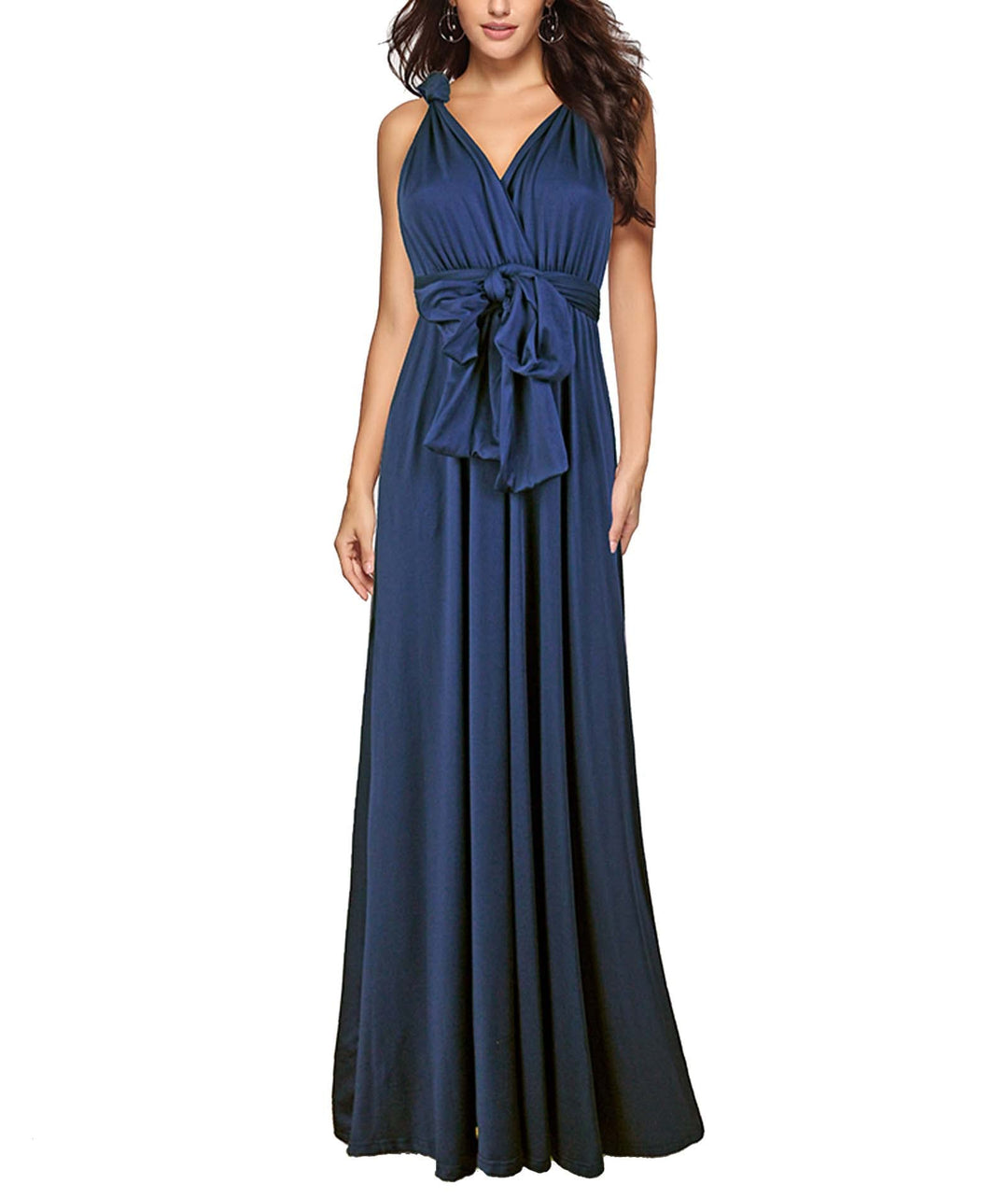 xxxiticat Damen Lange Abend Cocktailkleid Elegantes Brautjungfernkleid Elegante Party Kleid L Dunkel
