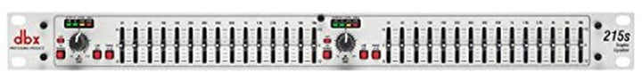 dbx 215-S · Equalizer Einheitsgrösse Dual Channel, Einheitsgrösse Dual Channel