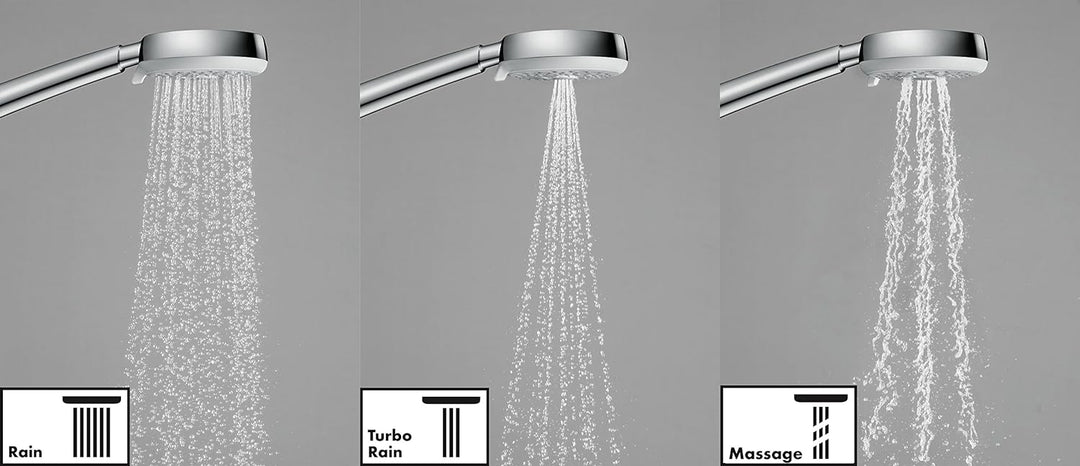 hansgrohe Crometta 100 Duschset 0,90m, 3 Strahlarten, Weiss/Chrom 0,90m 3 Strahlarten, 0,90m 3 Strah