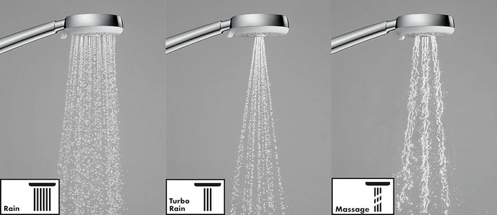 hansgrohe Crometta 100 Duschset 0,90m, 3 Strahlarten, Weiss/Chrom 0,90m 3 Strahlarten, 0,90m 3 Strah