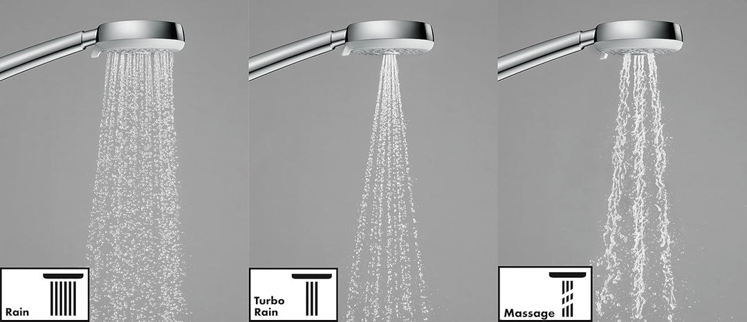 hansgrohe Crometta 100 Duschset 0,65m, 3 Strahlarten, Weiss/Chrom 0,65m 3 Strahlarten, 0,65m 3 Strah