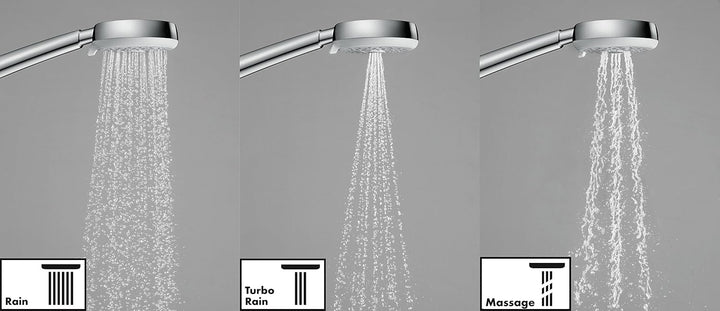hansgrohe Crometta 100 Duschset 0,65m, 3 Strahlarten, Weiss/Chrom 0,65m 3 Strahlarten, 0,65m 3 Strah