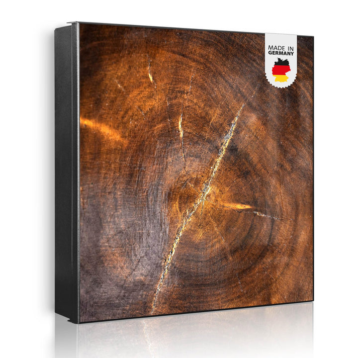 banjado Grosser Schlüsselkasten Metall - Schlüsselbox 30x30cm mit 32 Haken - Schlüsselkasten modern