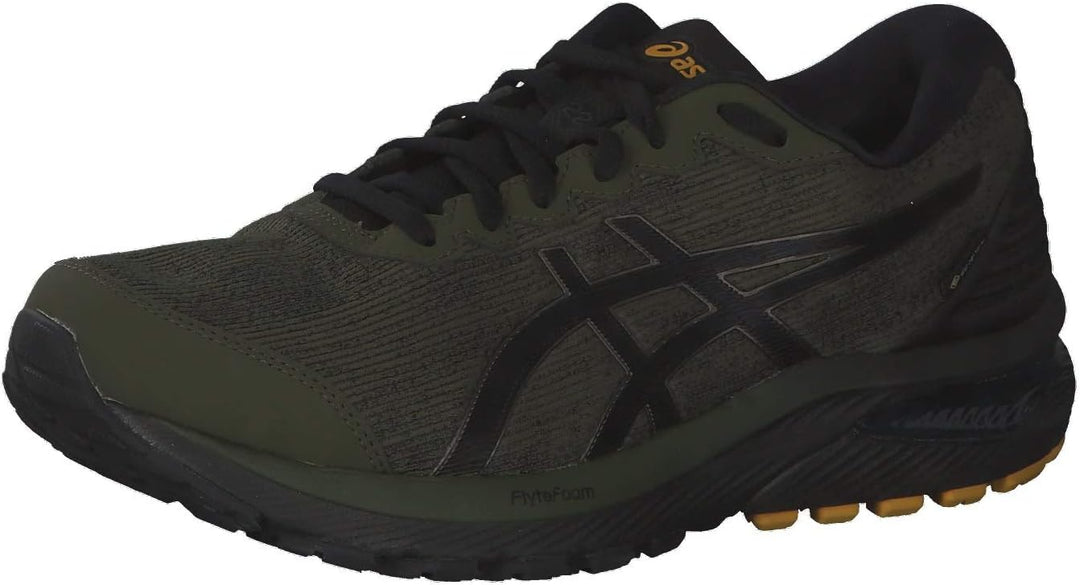 ASICS Gel-Cumulus 22 G-TX Laufschuh Herren 40 EU Smog Green Black, 40 EU Smog Green Black