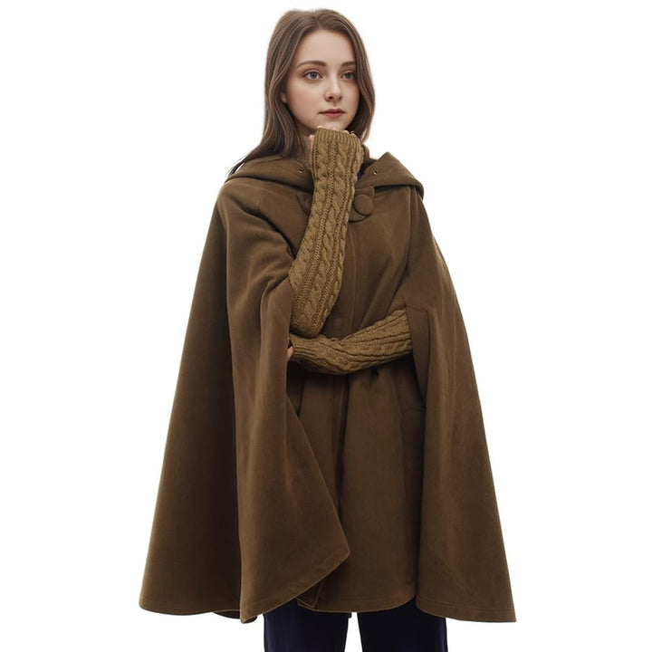 GRACEART Mittelalterliche Unisex Vampir Umhang Gothic Cosplay Kostüm, Robe mit Kapuze Cape Mantel Um
