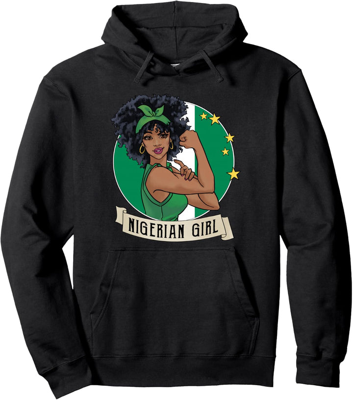 Nigerianisches Mädchen Nigeria Pullover Hoodie