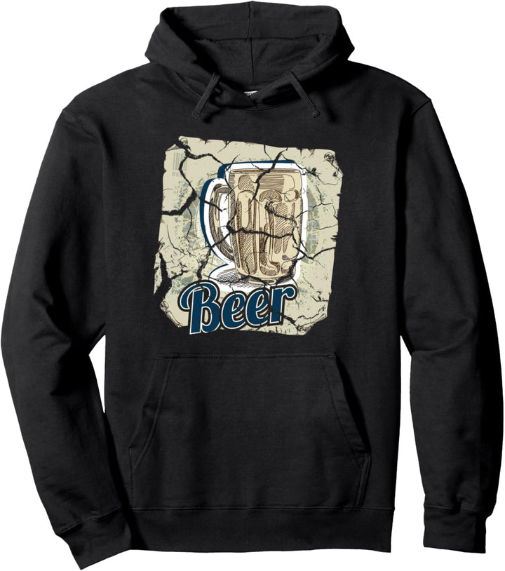 Einfaches Retro Trinkbier der Brauerei Pullover Hoodie