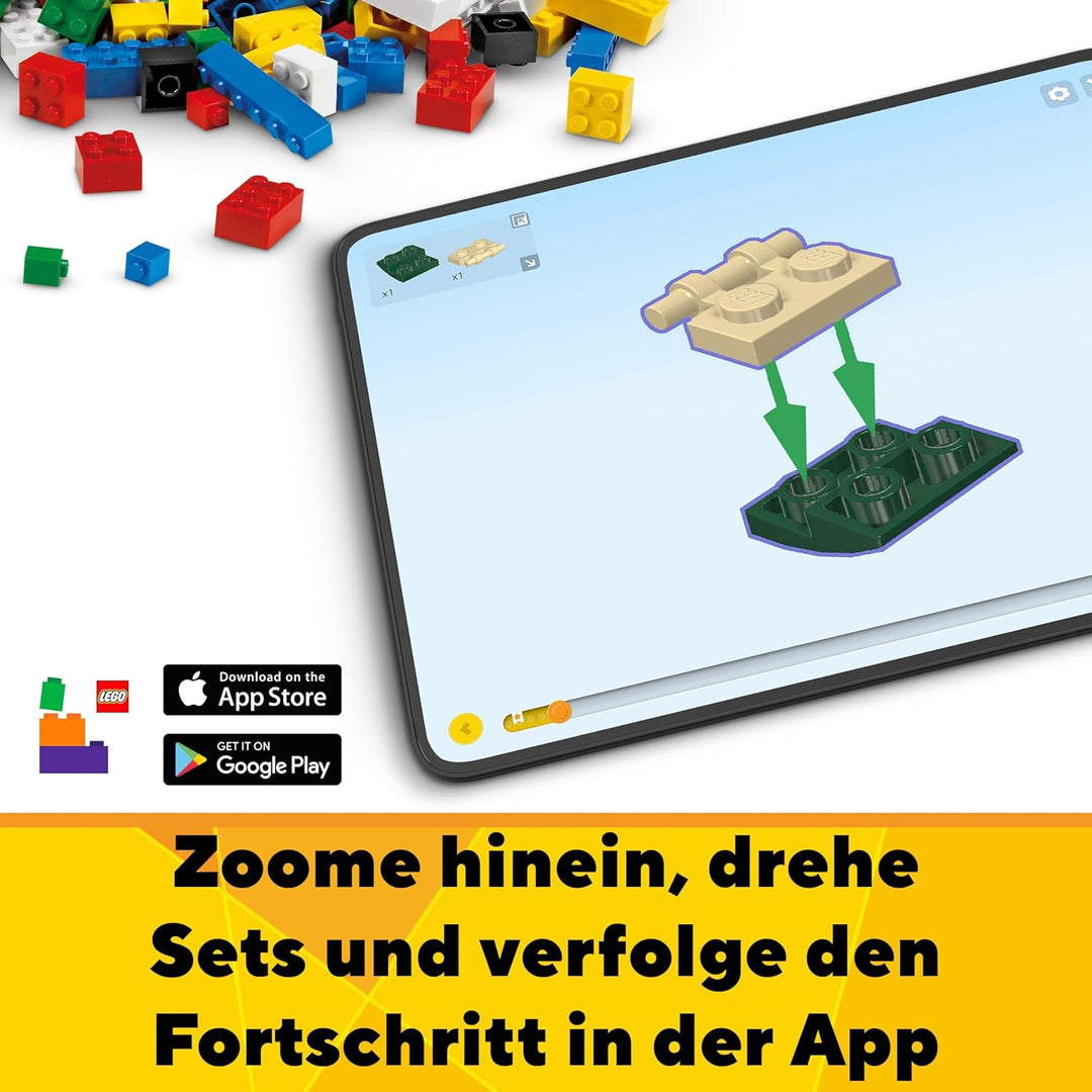 LEGO Creator 3in1 Rollschuh Spielzeug für Mädchen und Jungen mit Mini-Skateboard und Boombox, Retro-