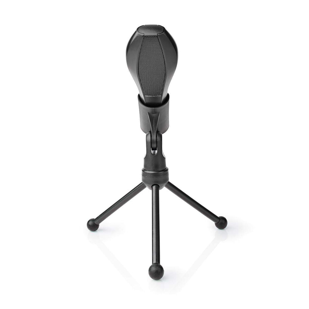 Nedis Mikrofon - USB - Desktop/Notebook - Kabelgebunden - 1.40 m - Metall/Kunststoff - Schwarz Schwa