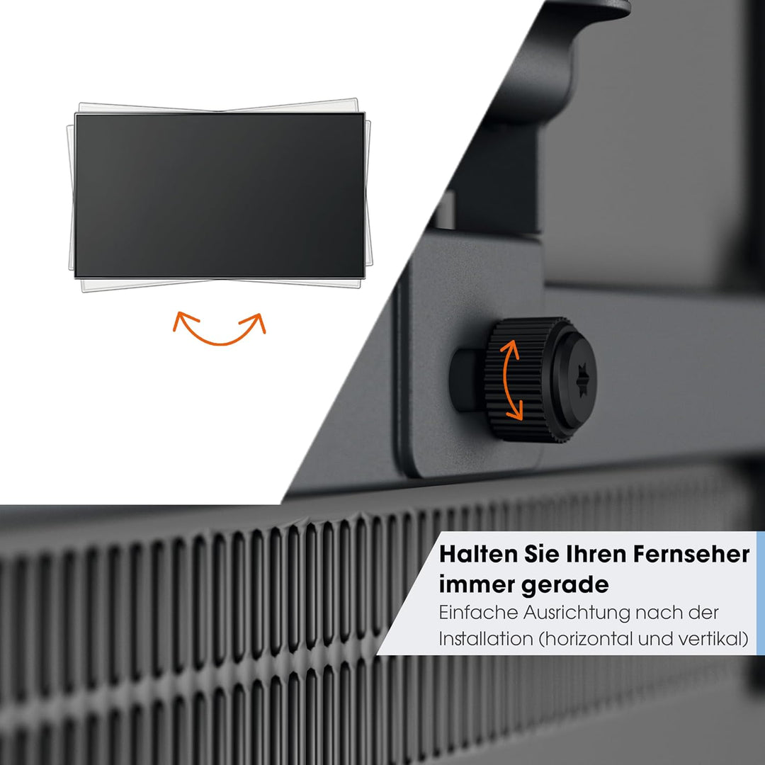 Vogel's TVM 3447 – Überlegte, Schwenkbare und Neigbare TV-Wandhalterung für 32-65 Zoll Fernseher, Ma