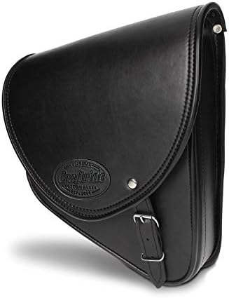 Craftride Satteltasche Indiana 10L für Triumph Bonneville Bobber schwarz rechts