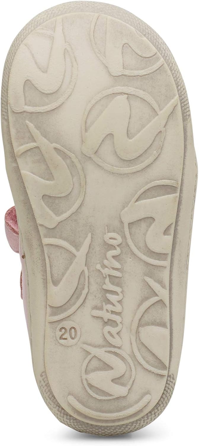 Naturino Baby-Mädchen Puffy Sandale 19 EU Rosa, 19 EU Rosa