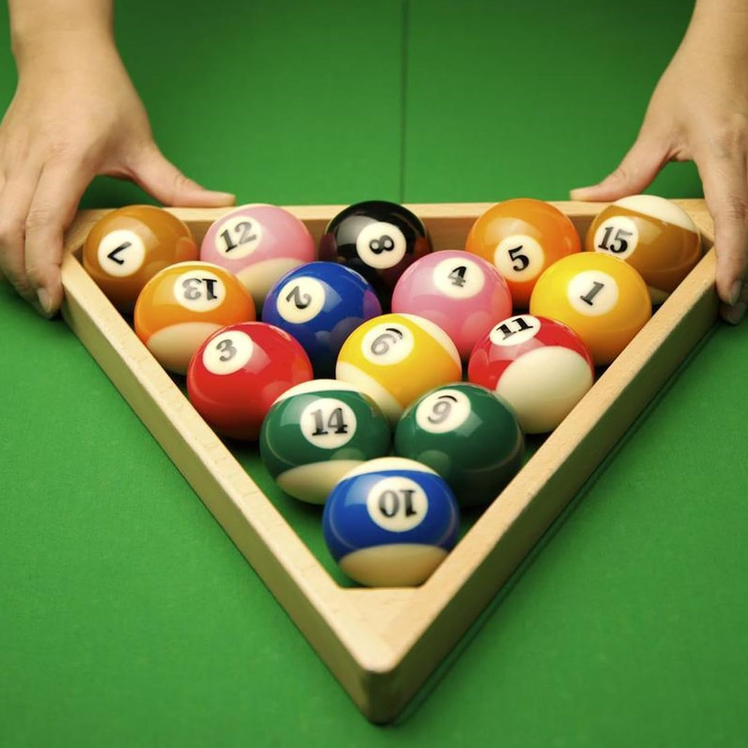 BORDEAG Billardkugeln Set, 16 Stück 57,2mm Billiard Pool Balls, Hochwertiges Billardkugeln Set, Phen