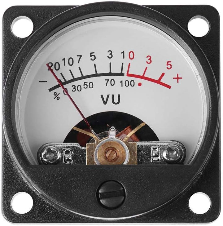 VU Panel Messgerät, 2pcs VU Meter Warm Back Light Aufnahme Audio Level Amp mit Treiberplatine