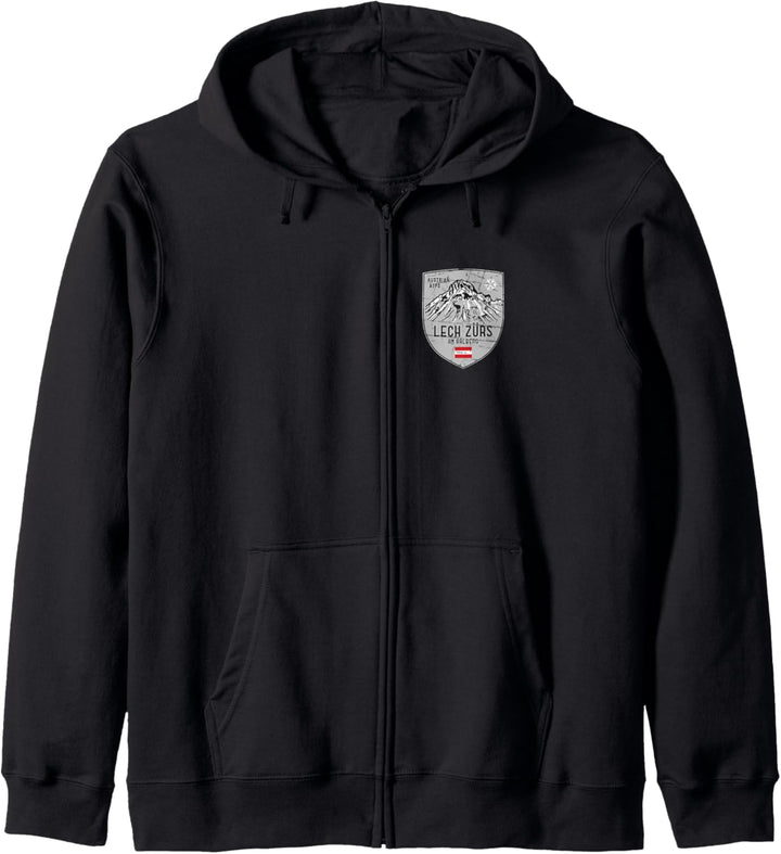 Lech Zürs Arlberg Ski Wappen Kapuzenjacke