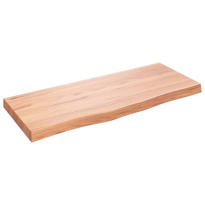 vidaXL Wandregal, Holzregal Regal Handgefertigt mit Baumkante, Wandboard Regalbrett Deko, Bücherrega