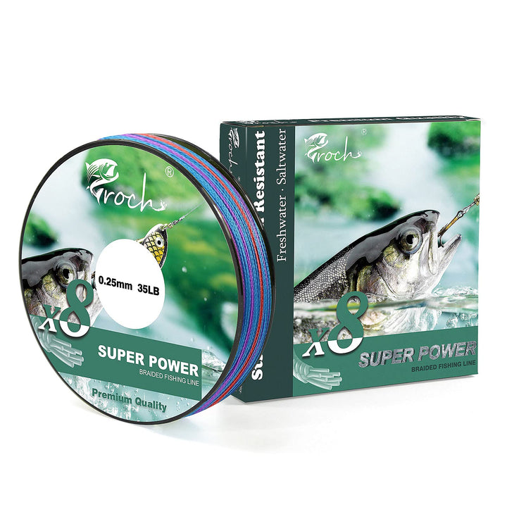Geflochtene Angelschnur 8Fach 300M/500M/1000M Stark PE Schnur Farbecht 0.1-0.3mm 14-45LB 0.1MM 14LB