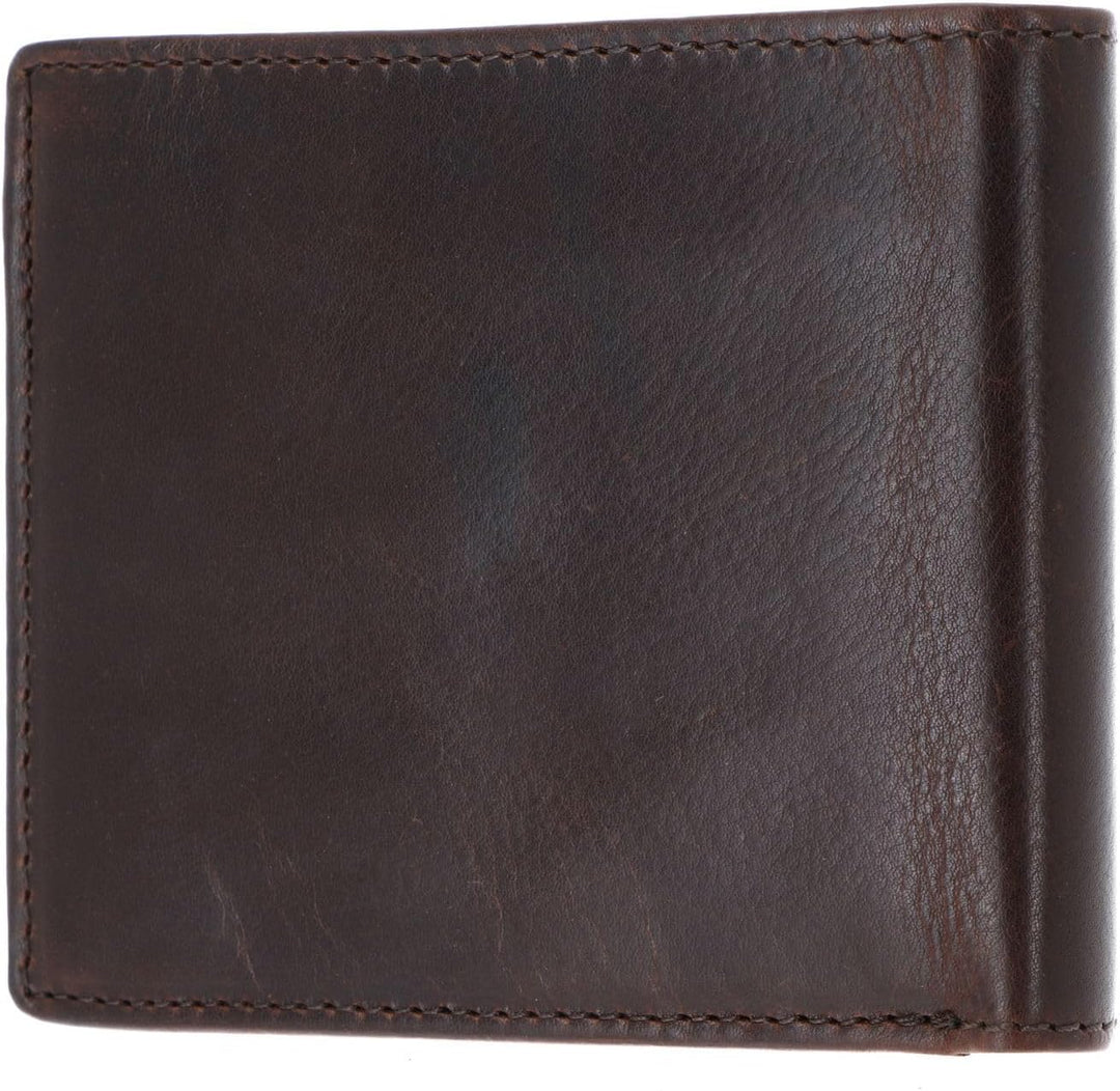 Leonhard Heyden Roma - Herrengeldbörse mit Münzfach Leder 11.5 cm braun, Braun