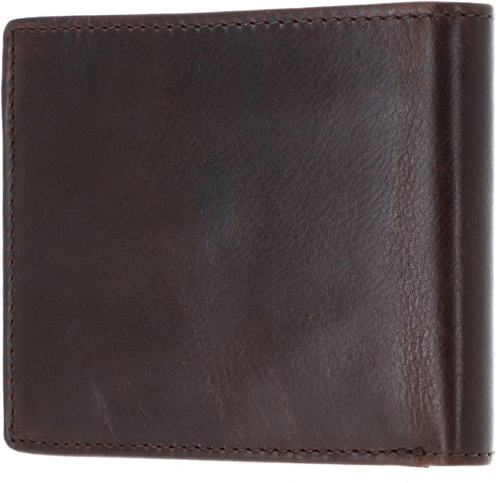 Leonhard Heyden Roma - Herrengeldbörse mit Münzfach Leder 11.5 cm braun, Braun