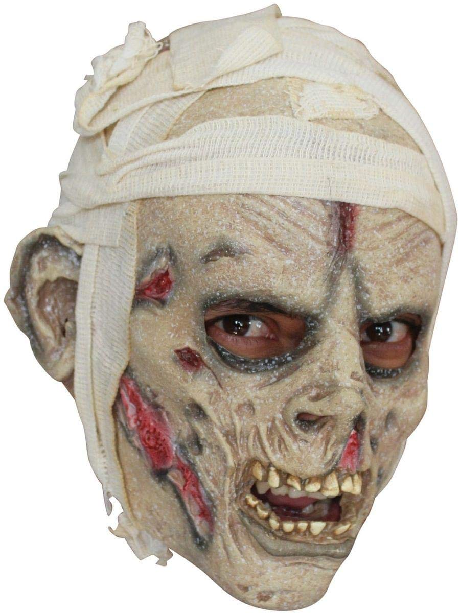 Generique - Mumien-Halloween-Maske für Erwachsene bunt
